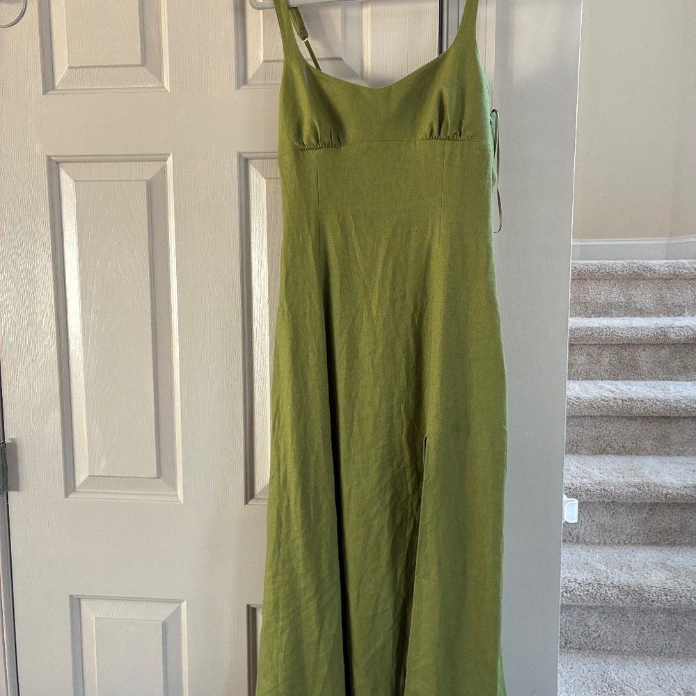 Zara Linen Blend Summer Dress